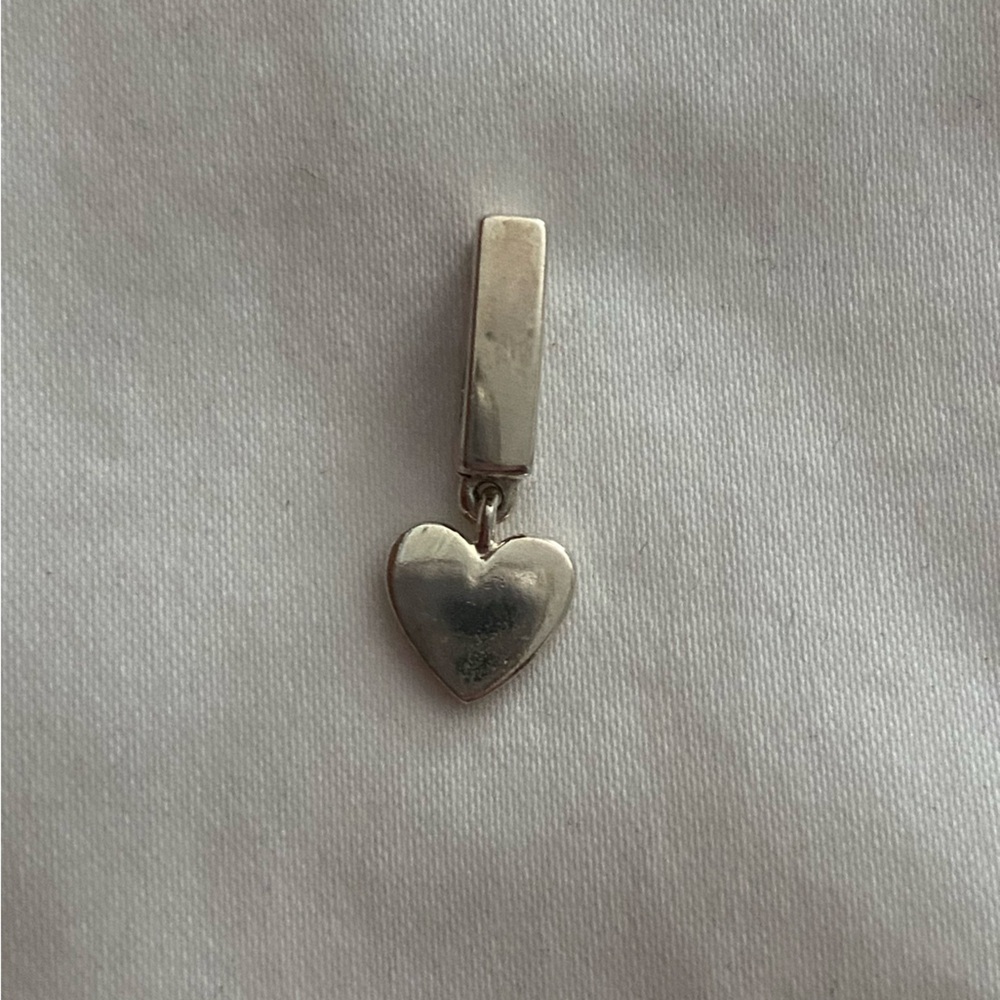 Pandora Sterling Silver Heart Pendant Charm
